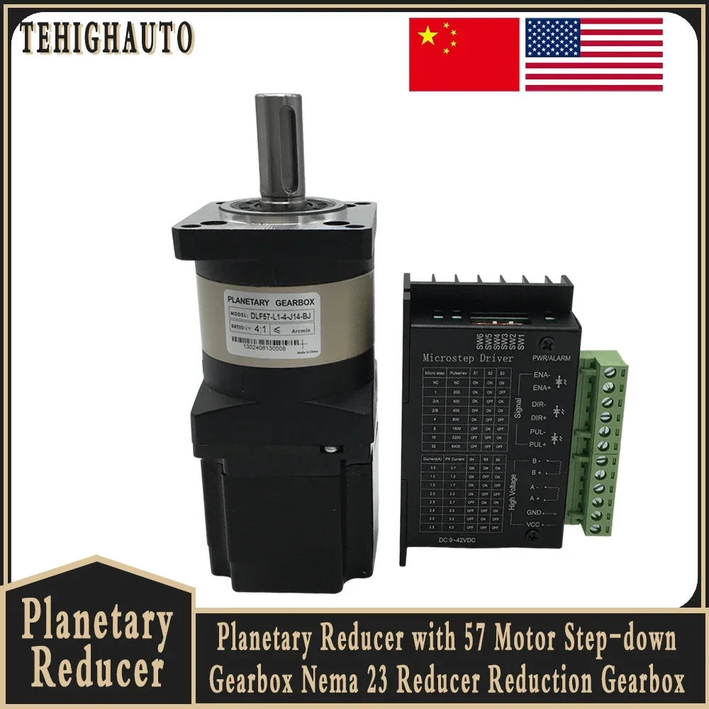 遊星ギアボックス 57 モーター TB6600 ドライバーキ - Nema 23 Closed Loop Stepper Motor Driver Kit のレビューと価格
