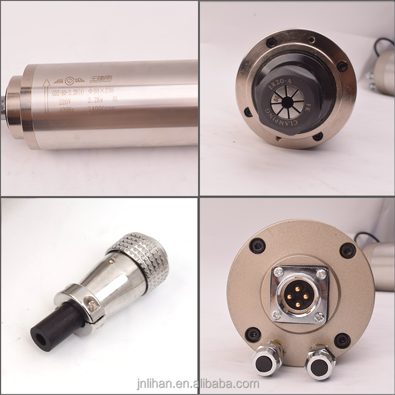 2.2KW 220V 水冷式CNCルーター用スピンドルモータ - 2.2Kw Water Cooled Spindle Kit Vfd のレビューと価格